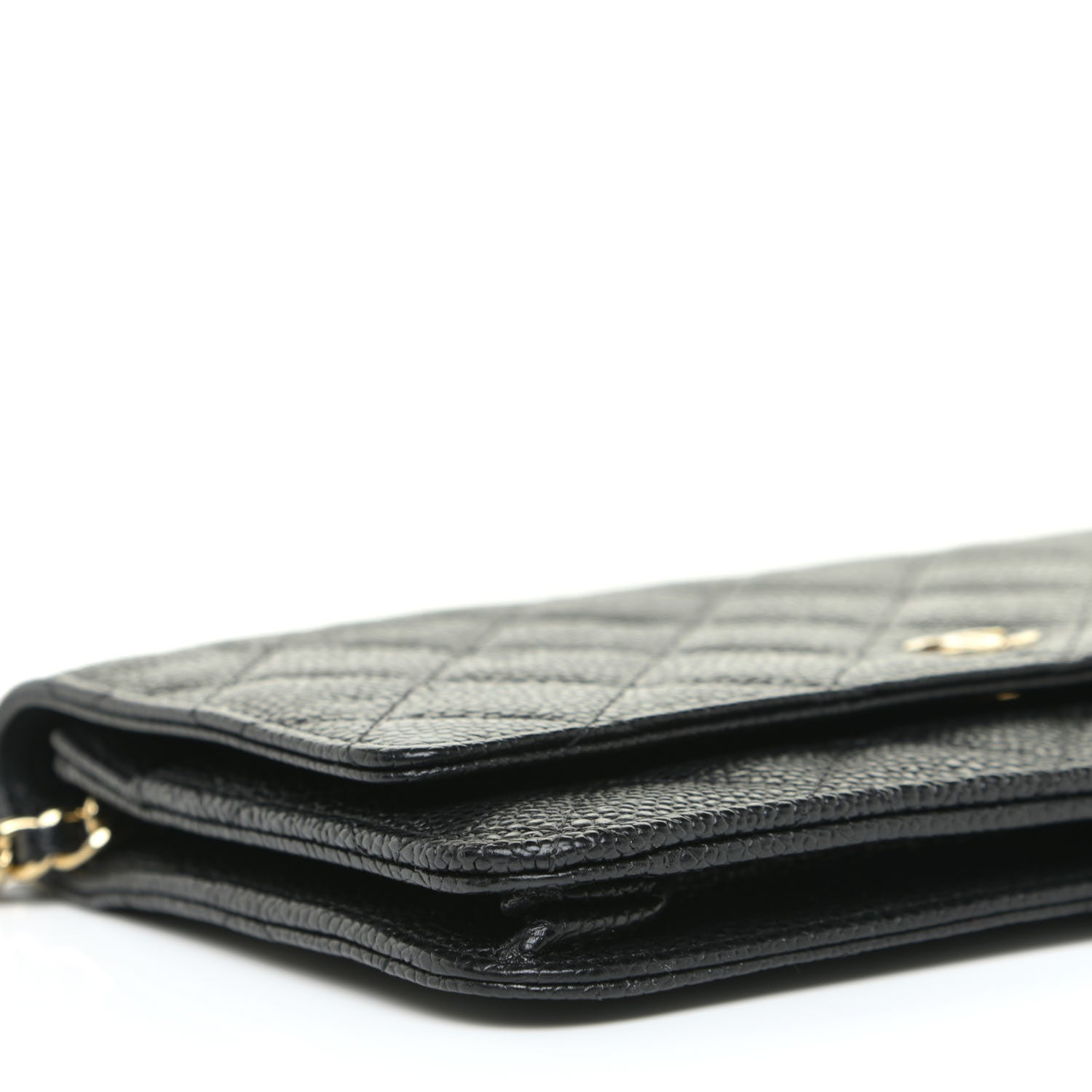 Chanel Caviar Quilted Wallet On Chain WOC Black 5 of 14