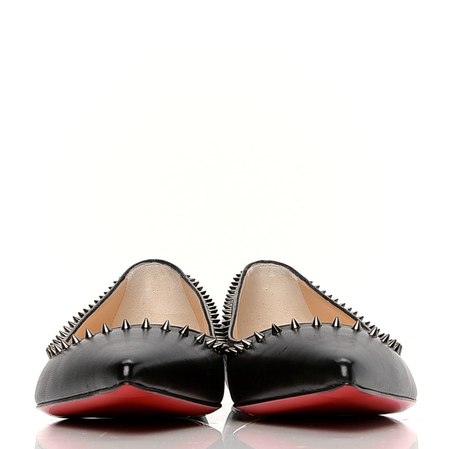 Christian Louboutin Nappa Anjalina Flats 38.5 Black 2 of 6