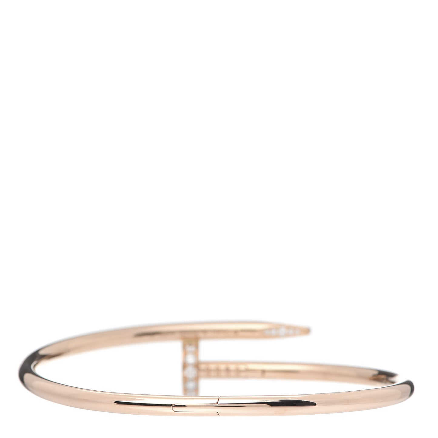 18K Pink Gold Diamond Juste Un Clou Bracelet 18