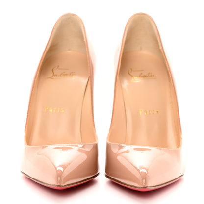 Christian Louboutin Patent Pigalle Follies 100 Pumps 36.5 Nude 2 of 14
