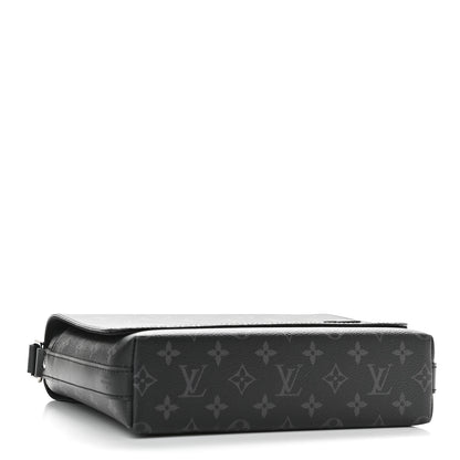 Louis Vuitton Monogram Eclipse District PM Black 4 of 8