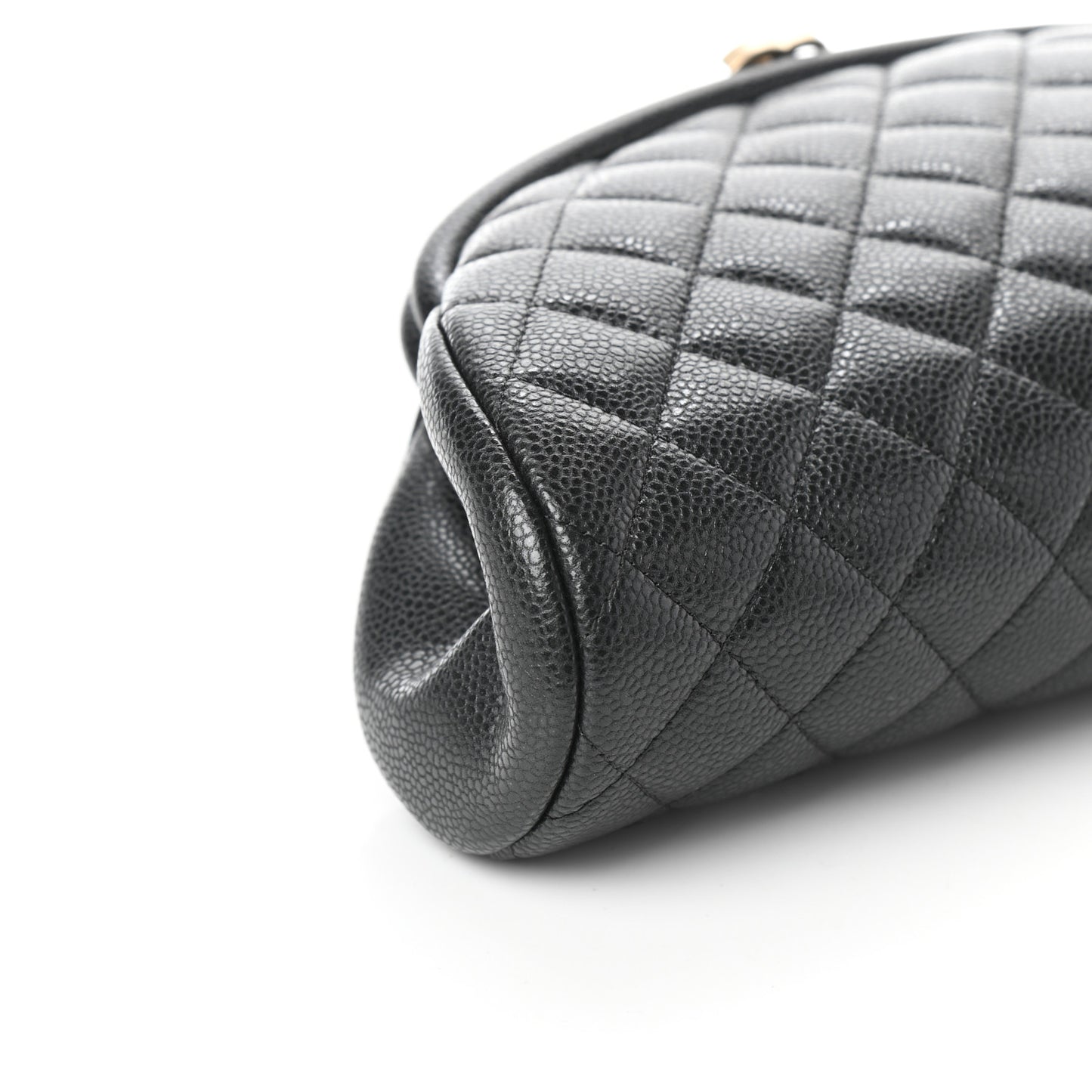 Caviar Quilted Timeless Clutch Black