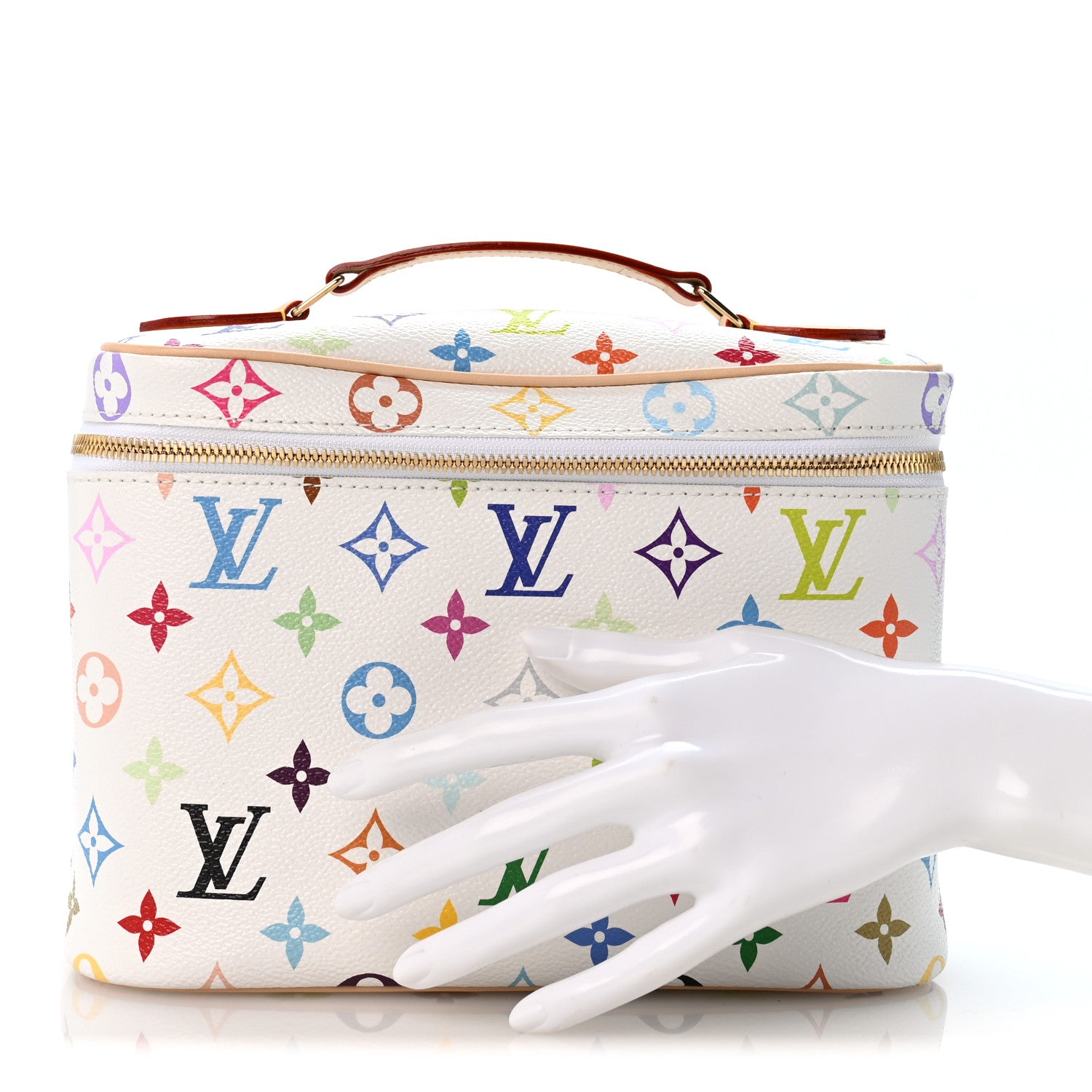 Louis Vuitton LV X TM Monogram Multicolor Nice BB White 2 of 7