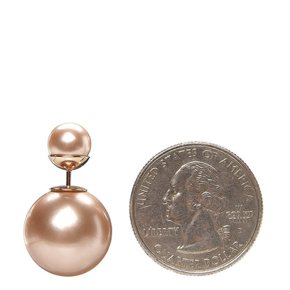 Christian Dior Pearl Mise En Dior Tribal Earrings Pink 2 of 4