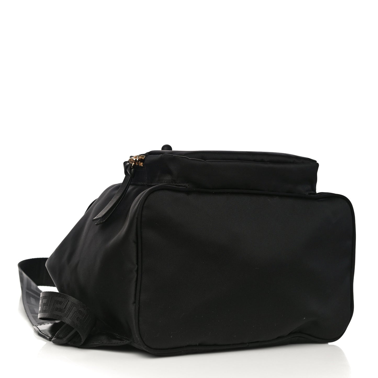 Nylon Palazzo Medusa Backpack Black