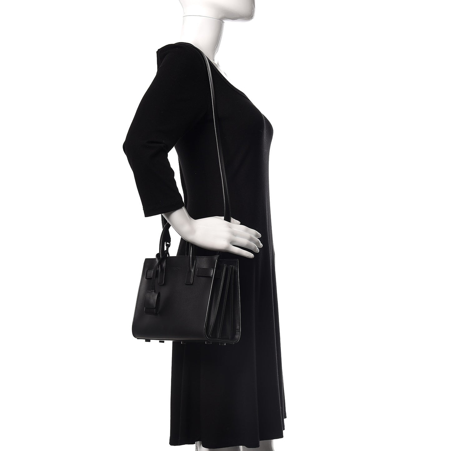 Calfskin Nano Sac de Jour Black