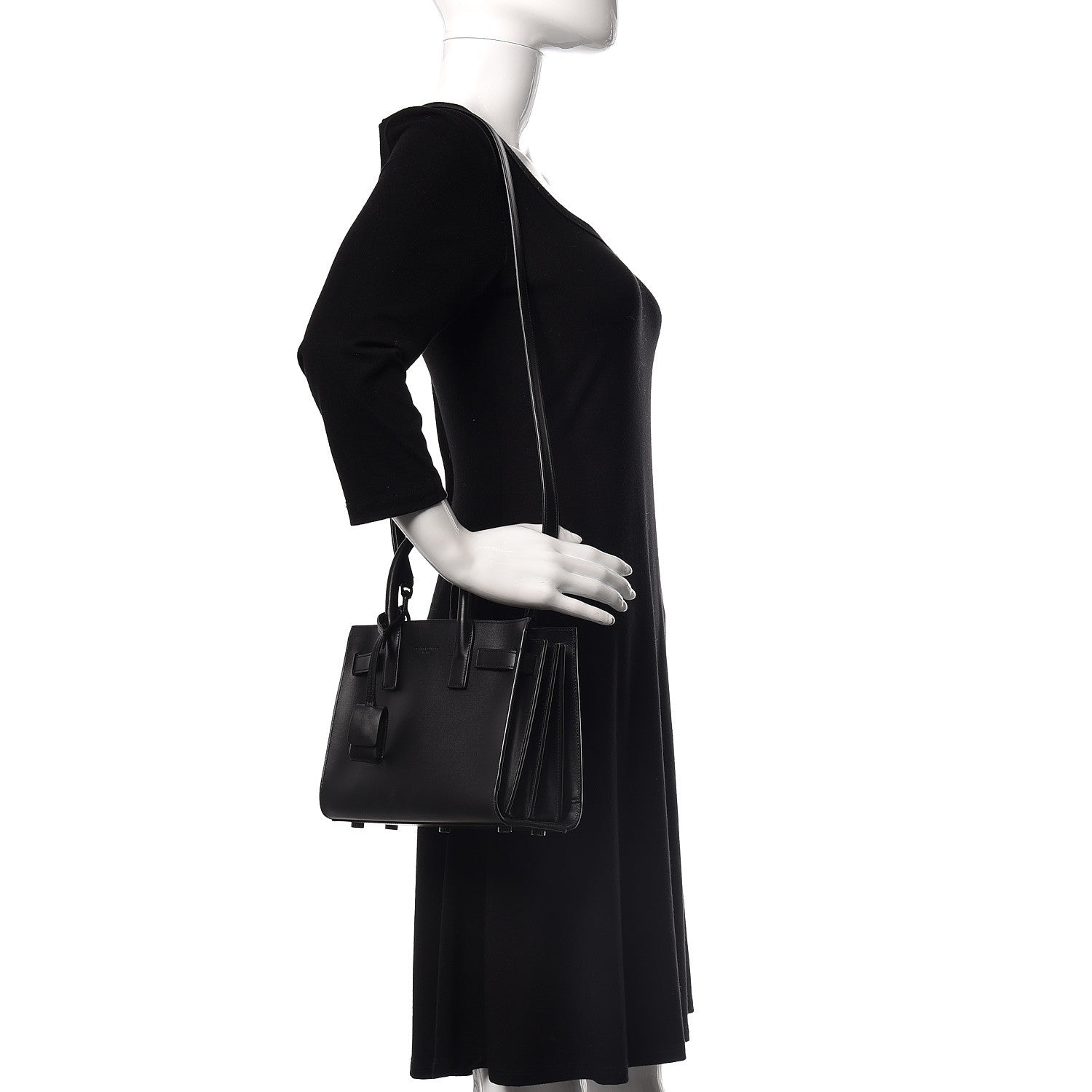Saint Laurent Calfskin Nano Sac de Jour Black 2 of 11