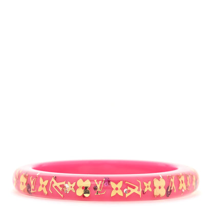 Louis Vuitton Resin Swarovski Small Inclusion Bracelet Rose Pop 1 of 4