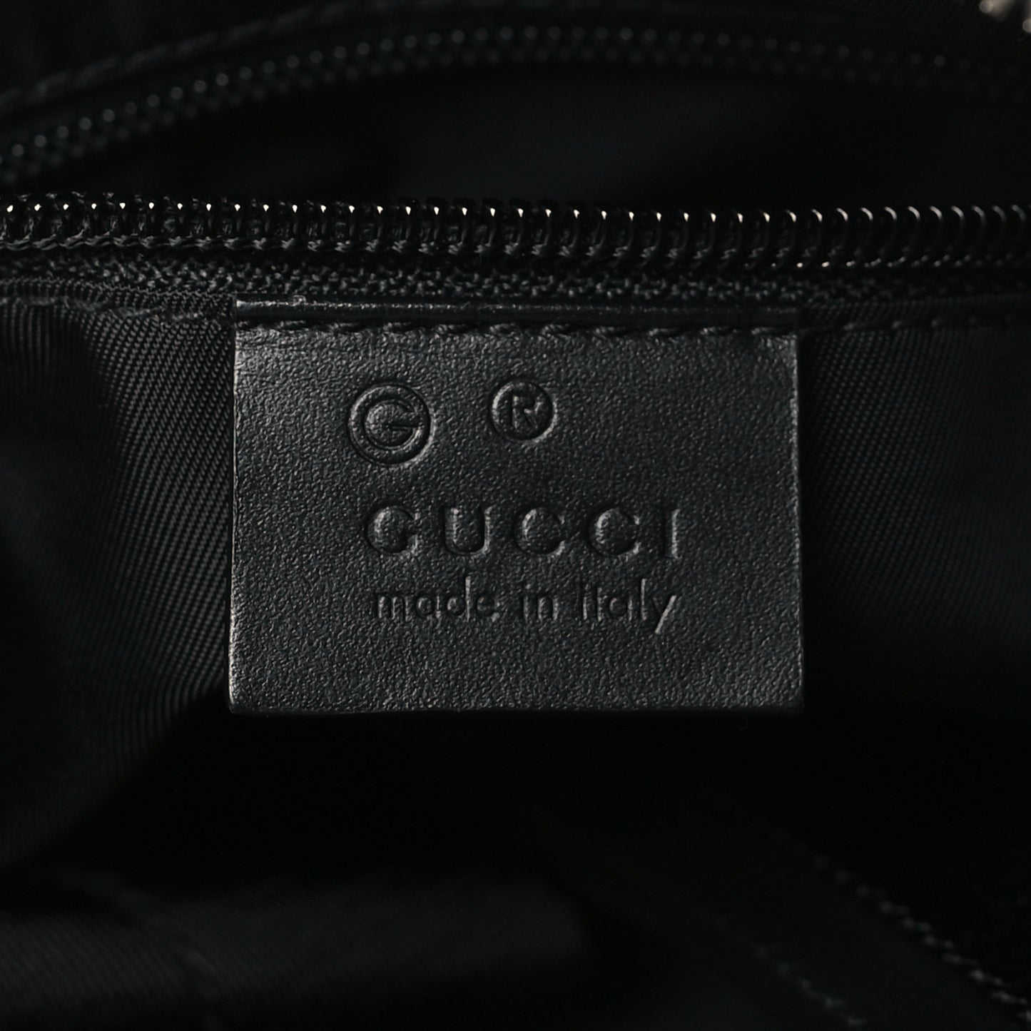 Techno Canvas Selleria Calfskin Web Small Flat Messenger Bag Black