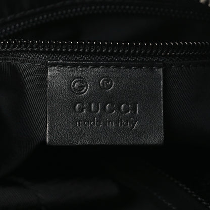 Gucci Techno Canvas Selleria Calfskin Web Small Flat Messenger Bag Black 6 of 8