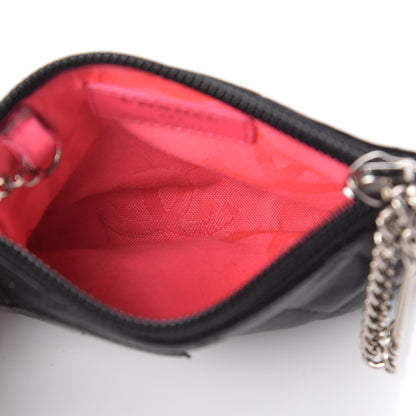Chanel Calfskin Quilted Cambon Key Pouch Black 5 of 9