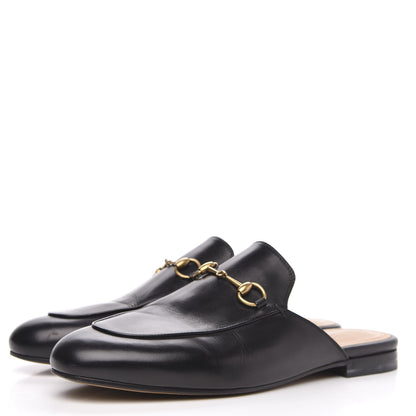 Gucci Calfskin Womens Princetown Slippers 39.5 Black 3 of 11