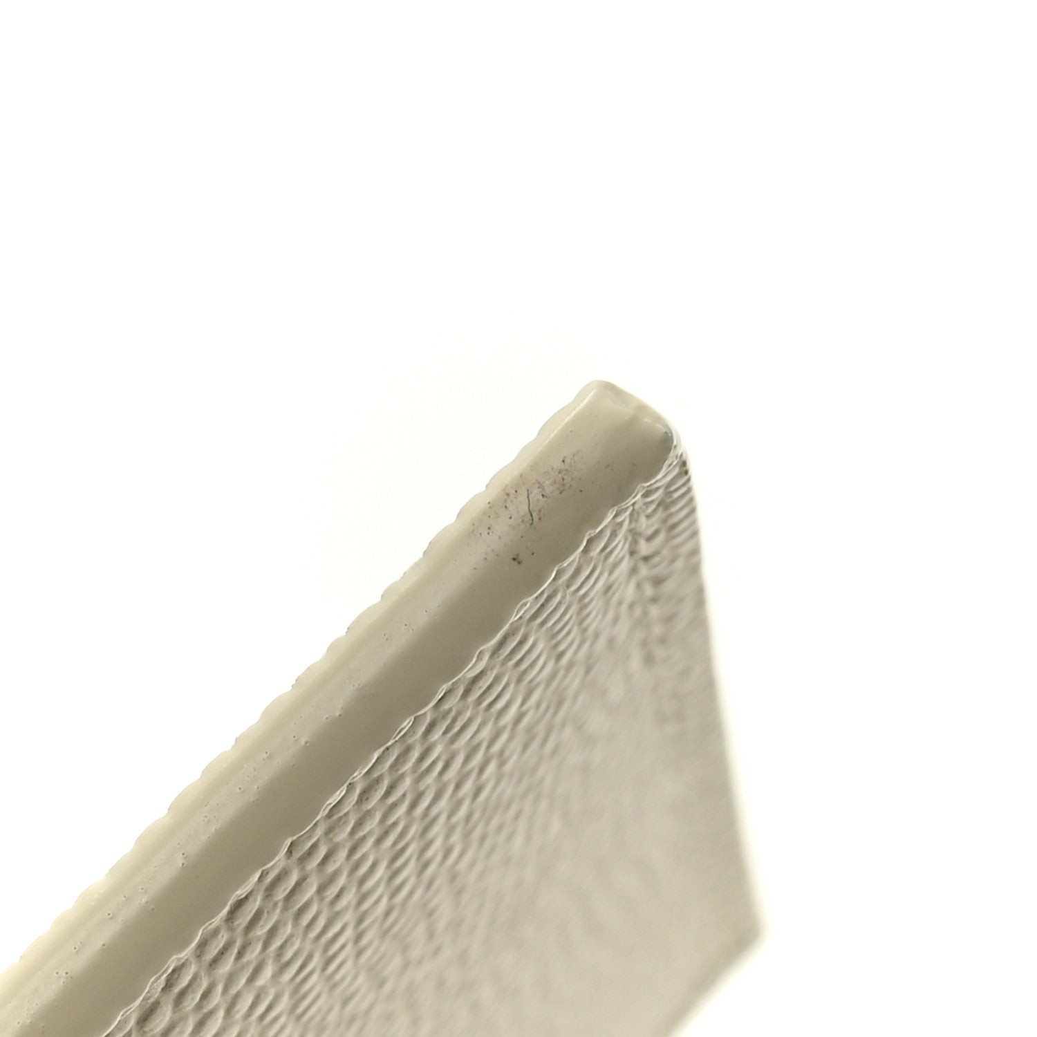 Saint Laurent Grain De Poudre Monogram Uptown Chain Wallet Card Holder Insert Crema Soft 7 of 8