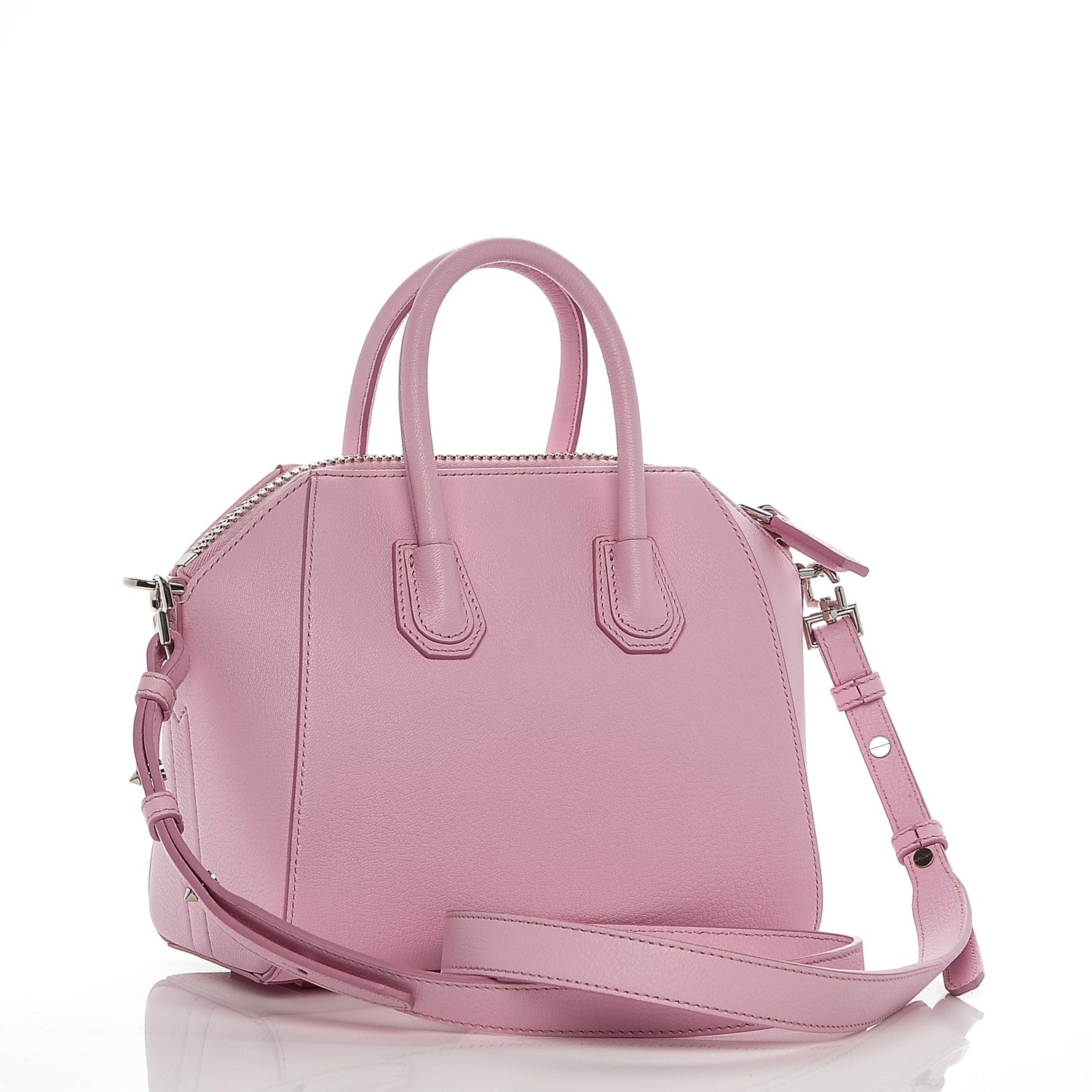 Givenchy Sugar Goatskin Mini Antigona Bright Pink 3 of 6