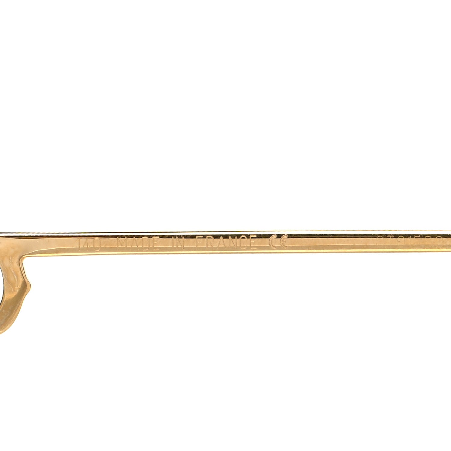 Cartier Premiere De Cartier Round Sunglasses Yellow Gold 6 of 8