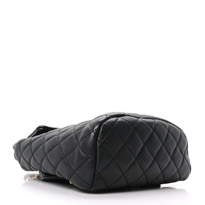 Chanel Calfskin Quilted Mini Urban Spirit Backpack Black 6 of 21