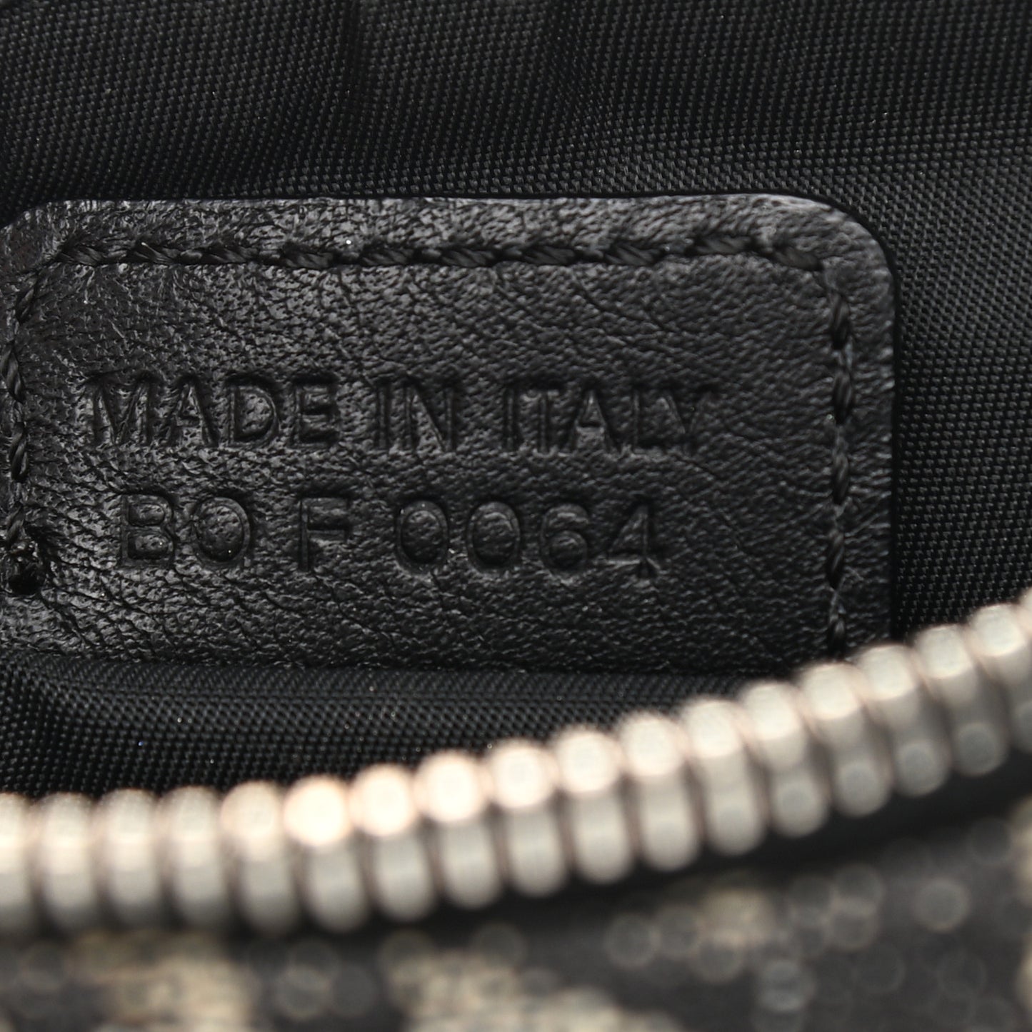 Monogram Shoulder Bag Pochette Black