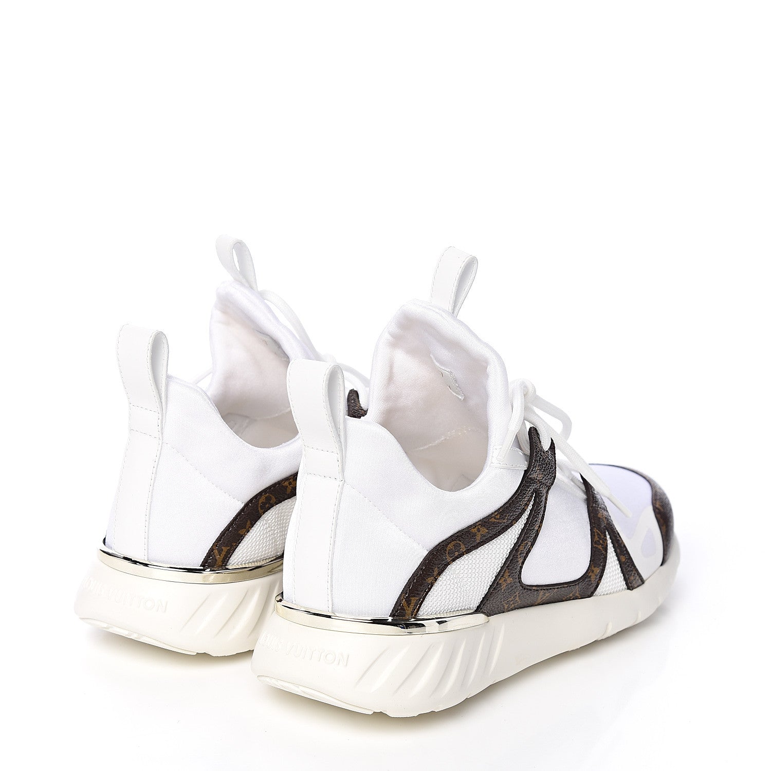 Louis Vuitton Technical Nylon Monogram Rubber Aftergame Sneakers 37 4 of 9