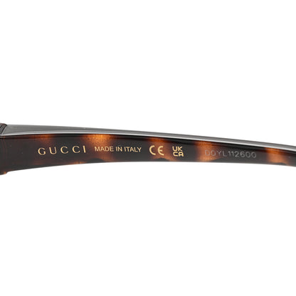 Gucci Acetate Square Frame Sunglasses GG0876S Tortoise 5 of 7
