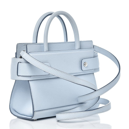 Givenchy Grained Calfskin Mini Horizon Satchel Pale Blue 3 of 10