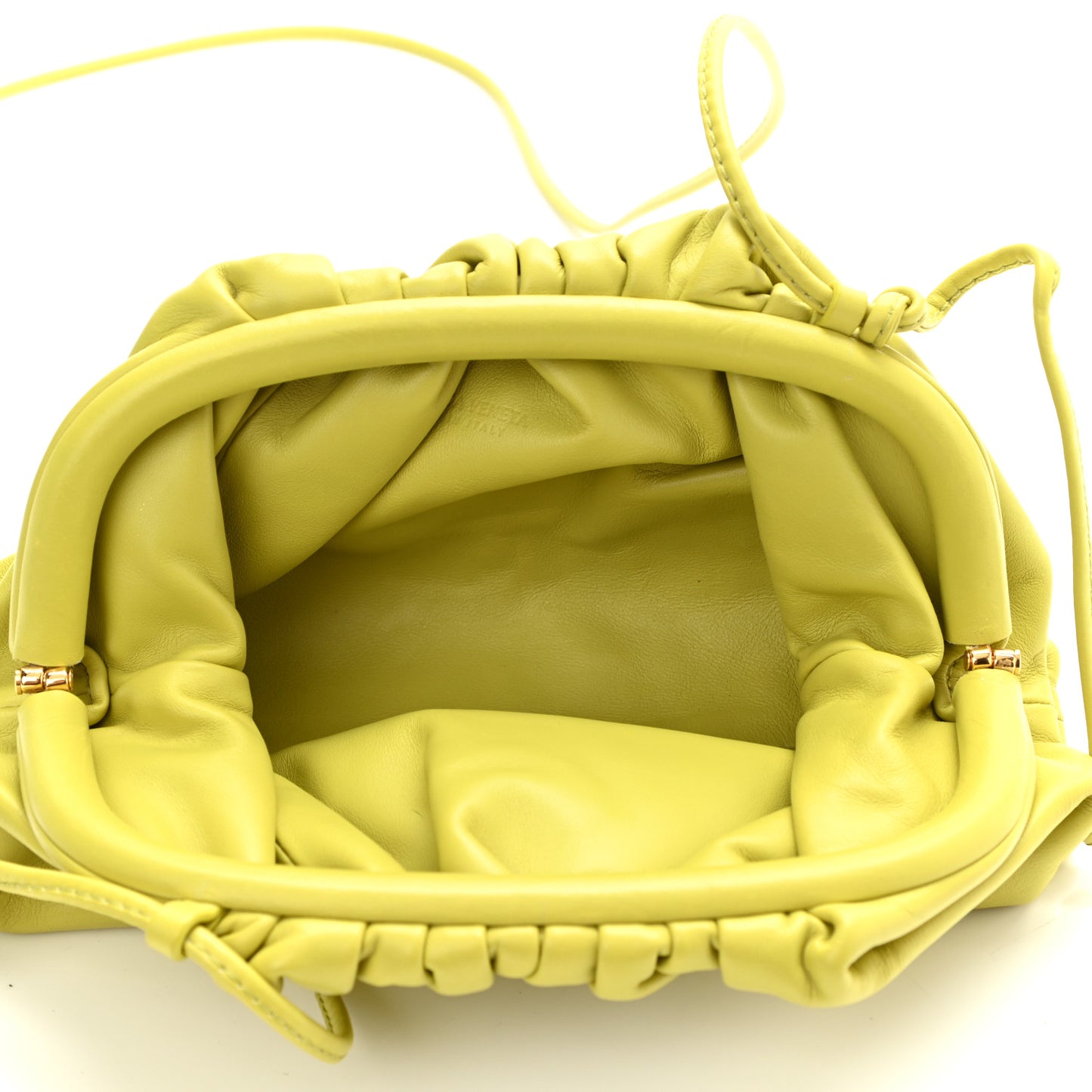 Butter Calfskin The Mini Pouch Kiwi