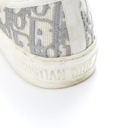 Christian Dior Canvas Oblique Walk'N'Dior Low Top Sneakers 39.5 Grey Stone 10 of 10