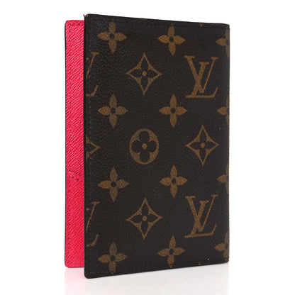 Louis Vuitton Monogram My LV Heritage Passport Cover Fuchsia Black 3 of 8
