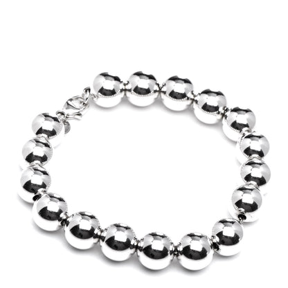Tiffany Sterling Silver 10mm HardWear Ball Bracelet 1 of 5