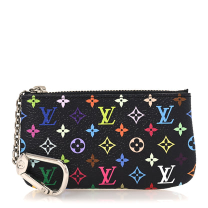 Louis Vuitton LV X TM Monogram Multicolor Key Pouch Black 3 of 7