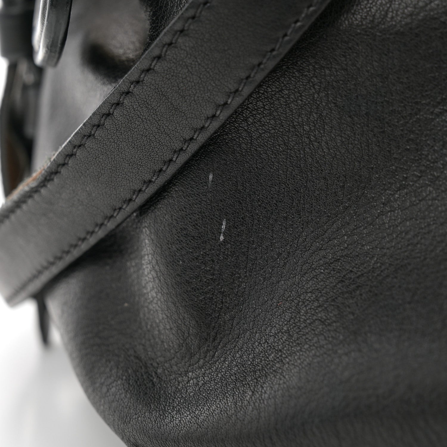Prada Vitello Soft Shopping Satchel Black 11 of 18