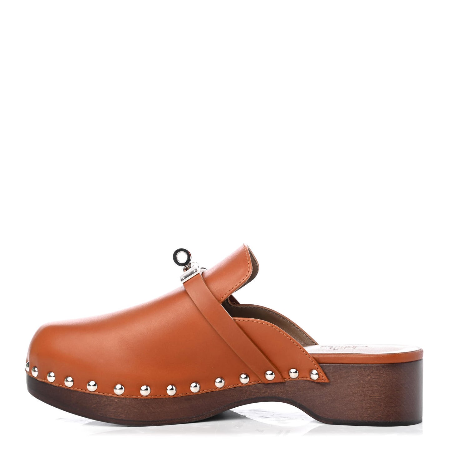 Heritage Calfskin Carlotta Mules 36 Naturel