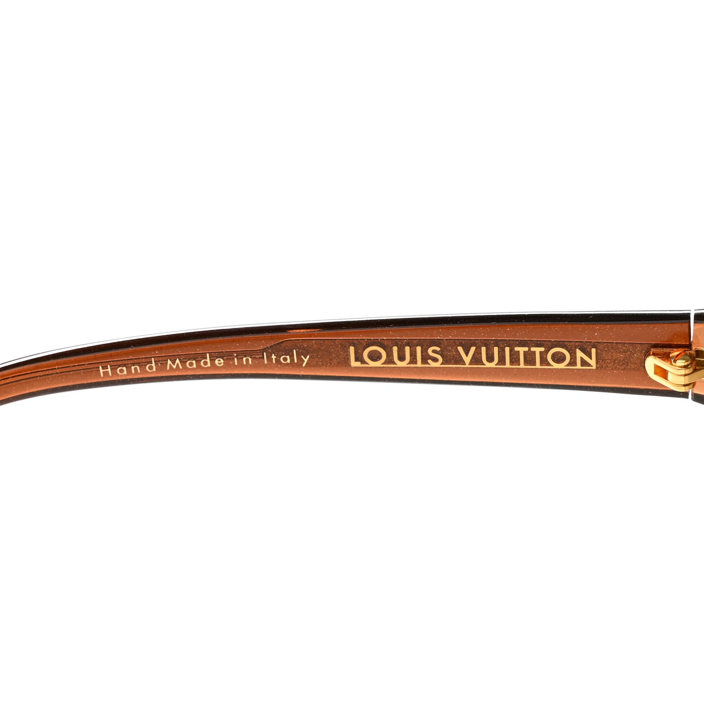 Acetate Illusion Monogram Sunglasses Z0162W Brown Glitter