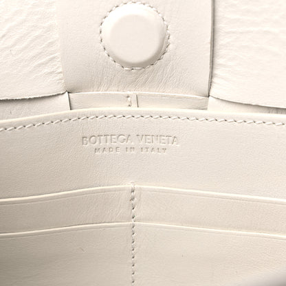 Bottega Veneta Calfskin Maxi Intrecciato Cassette Pouch On Strap Chalk 6 of 8