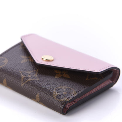 Louis Vuitton Monogram Zoe Wallet Rose Ballerine 7 of 10