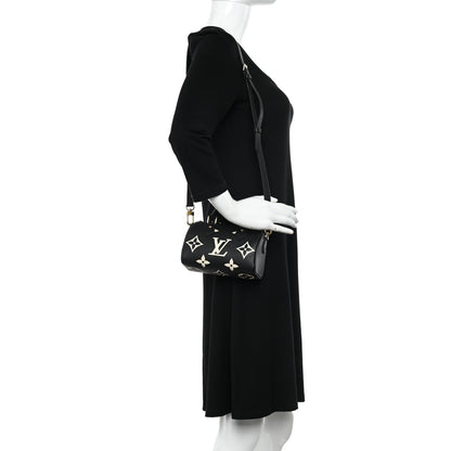 Louis Vuitton Empreinte Monogram Giant Nano Speedy Black Beige 2 of 10