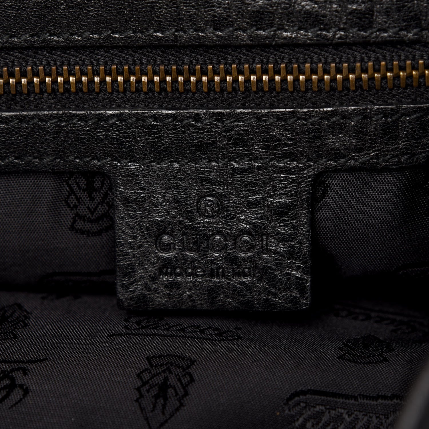 Gucci Calfskin Suede Fringe Babouska Hobo Black 6 of 11