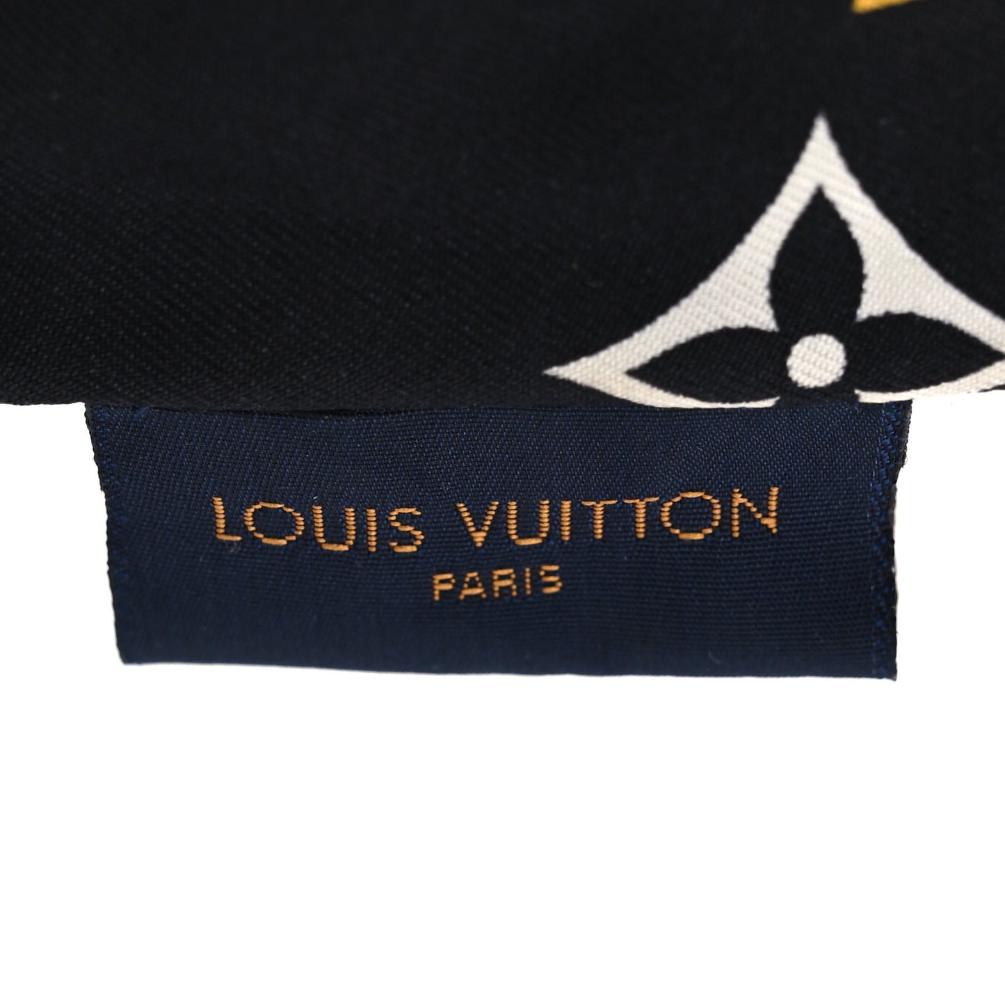 Silk Monogram Confidential Bandeau Black