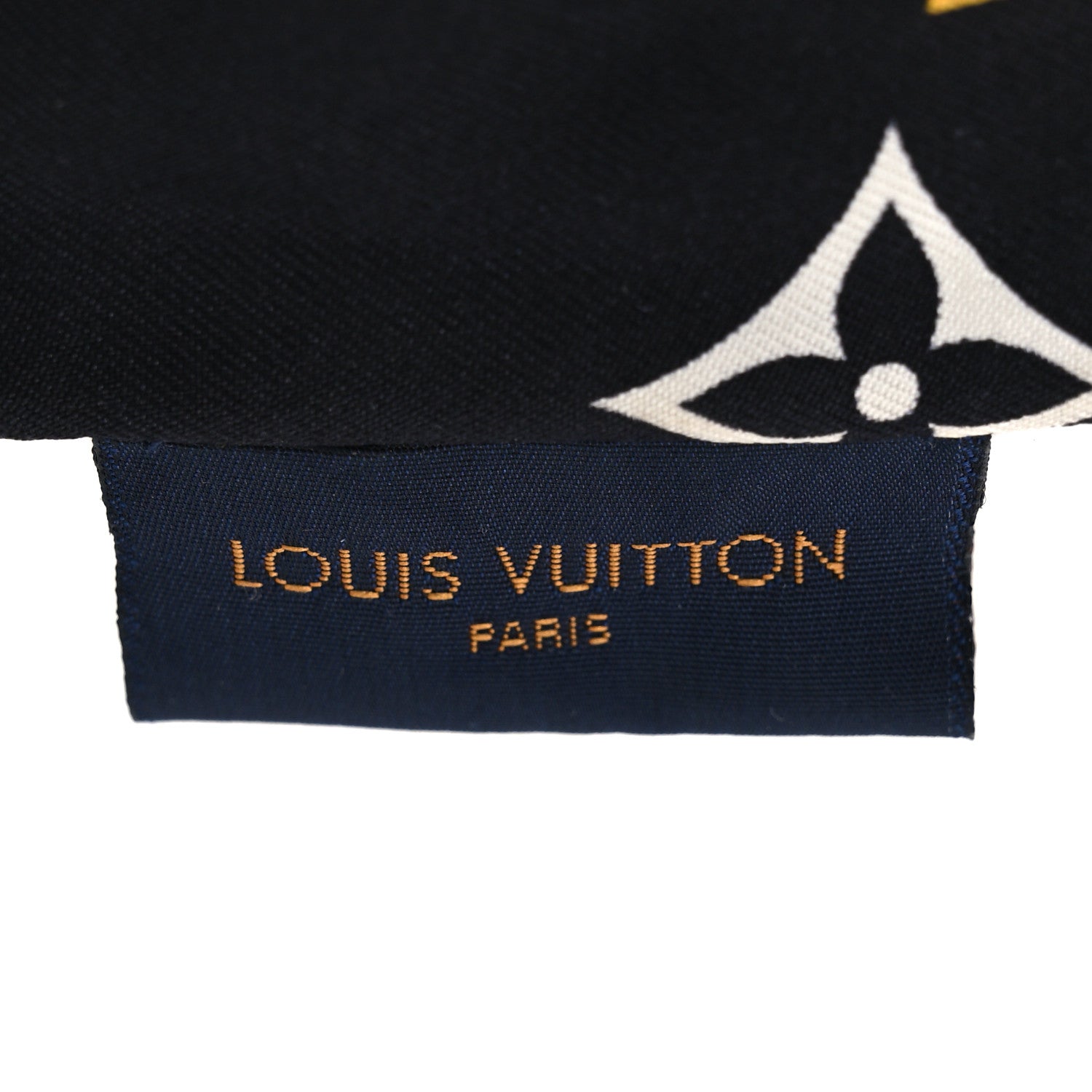 Louis Vuitton Silk Monogram Confidential Bandeau Black 3 of 5