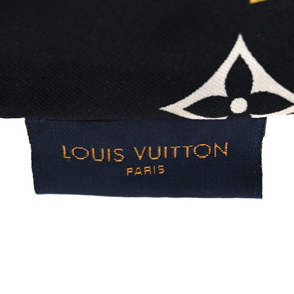 Louis Vuitton Silk Monogram Confidential Bandeau Black 3 of 5