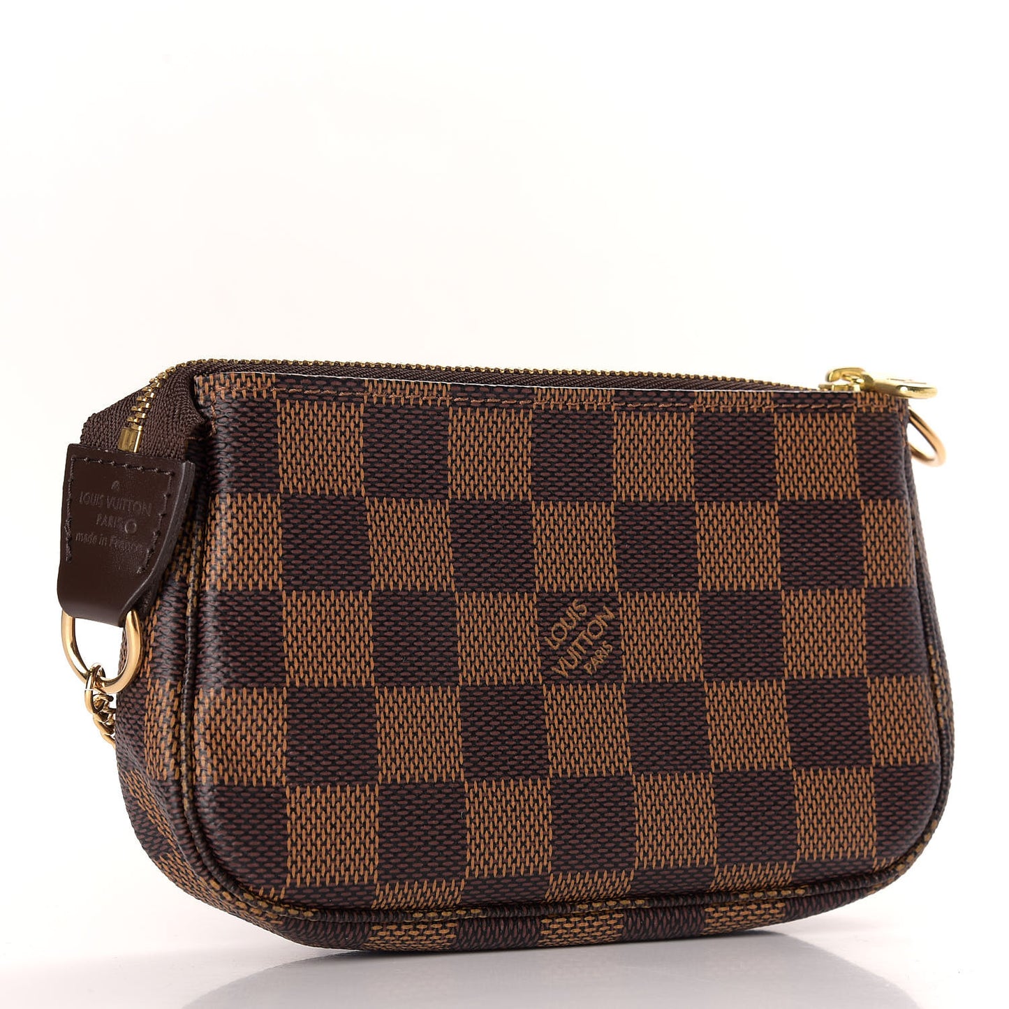 Damier Ebene Complice Trunks and Bags Mini Pochette Accessories Red