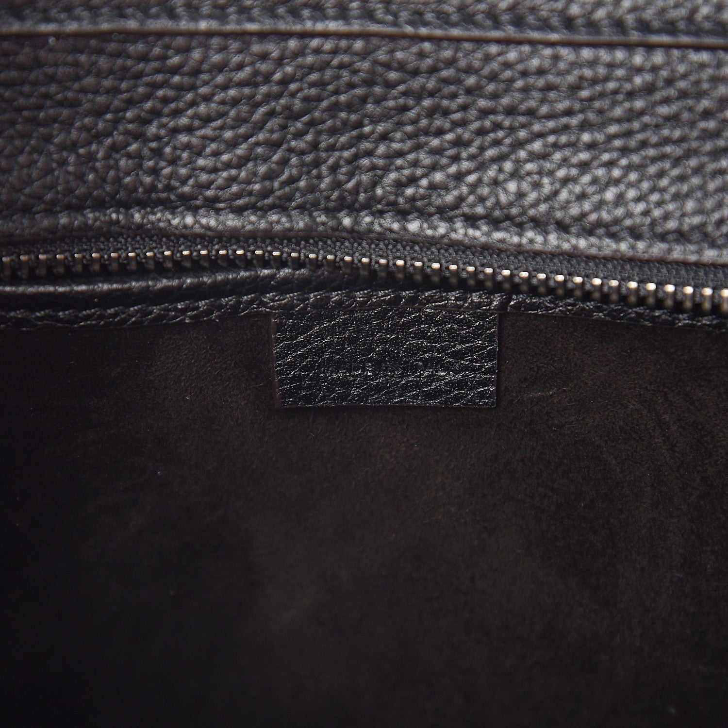 Celine Drummed Calfskin Nano Luggage Black 5 of 8