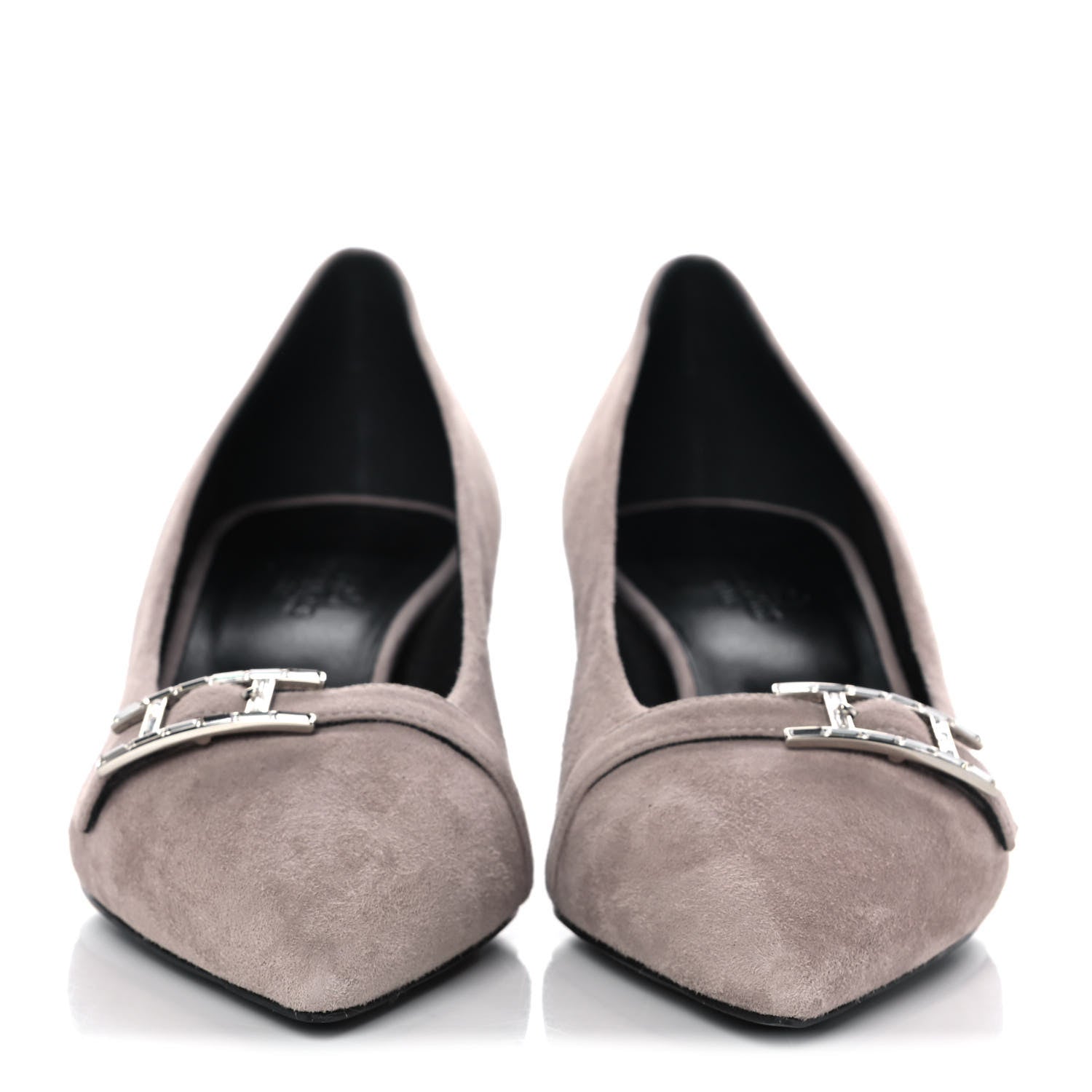 Hermes Chevre Velours Blush 40 Pumps 38 Beige Rose 2 of 13
