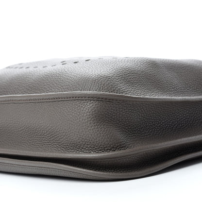 Hermes Taurillon Clemence Evelyne III TGM Etain 7 of 10