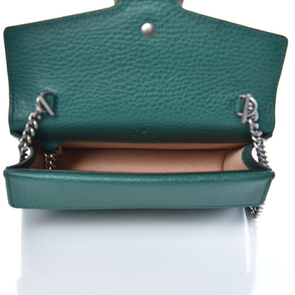 Gucci Calfskin Super Mini Dionysus Shoulder Bag Emerald 5 of 7