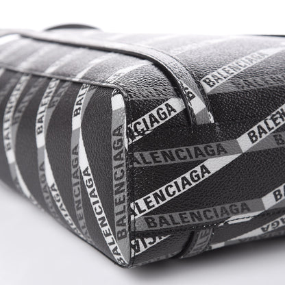Balenciaga Coated Canvas Losange Monogram XXS Tote Black Grey 6 of 7