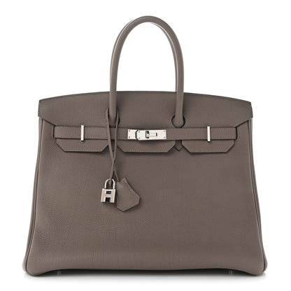 Hermes Togo Birkin 35 Gris Asphalte 1 of 10