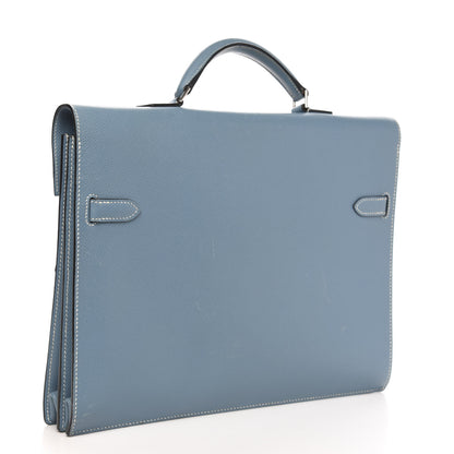 Hermes Epsom Kelly Depeche 34 Blue Jean 2 of 15