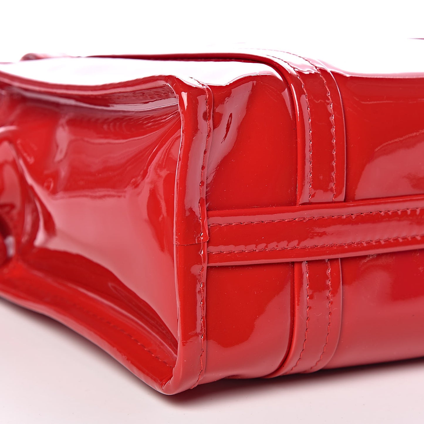 Patent XS Bazar Shopper Tote Rouge Groseille