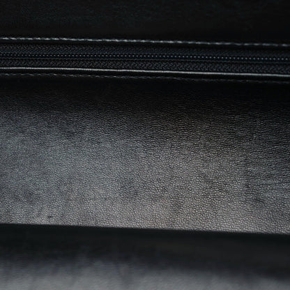 Chanel Lambskin Quilted Medium Double Flap Black 15 of 20