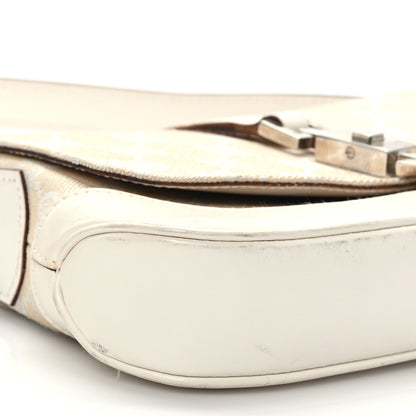 Gucci Monogram Small Jackie O Flap Hobo White 8 of 10